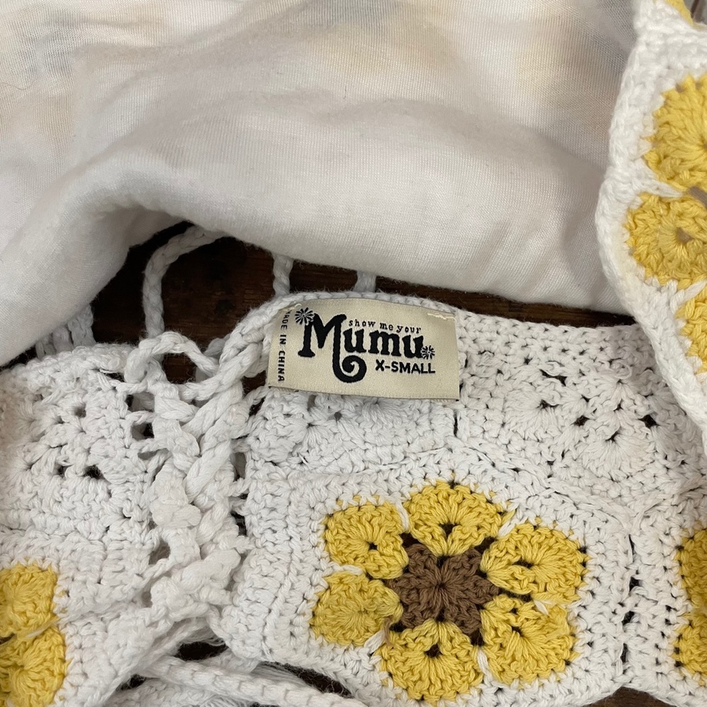 Show Me Your Mumu Crochet Garth Granny Square Halter Top - Picture 6 of 10